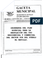 Hatillo (Sect - Sur) PARTE II 1998 - Ordenanza de Zonificación