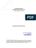 Indicadores de Gestion Cultural PDF