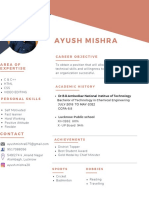 Ayush Mishra: Area of Expertise