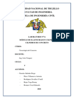 Ensayo módulo elasticidad concreto cilindros