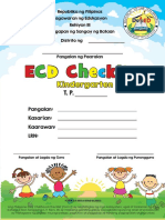 New Ecd Checklist