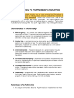 Partnership Accounting Introduction