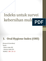 Indeks Untuk Survei Kebersihan Mulut