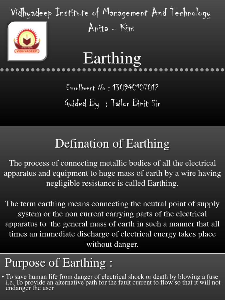 Understanding Earthing Methods and Benefits | PDF | Electric Current ...