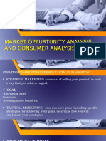 Market Oppurtunity Analysis and Consumer Analysis