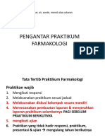 Pengantar Praktikum Farmakologi: ABBM: Sonde, Beacker, Air, Sonde, Mencit Alas Cakaran