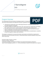 Java Developer Nanodegree Program Syllabus PDF