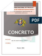 Modelo de Informe - Concreto