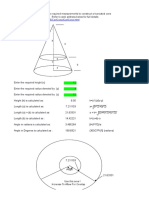 Cone Calculations