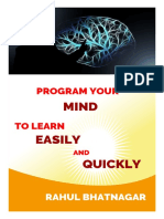 Program Your Mind To Learn Easily Quickly PDF