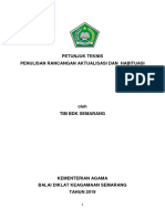 Petunjuk Teknis Rancangan Aktualisasi