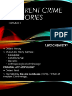 Different Crime Theories: Crimso 1