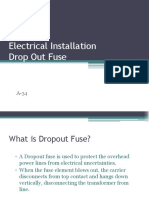 Electrical Installation Drop Out Fuse