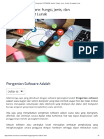 Pengertian SOFTWARE Adalah - Fungsi, Jenis, Contoh Perangkat Lunak