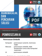 (AI) Ruang Masalah & Pencarian Solusi