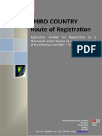 Third Country Route of Registration