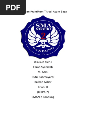 Laporan Praktikum Titrasi Asam Basa