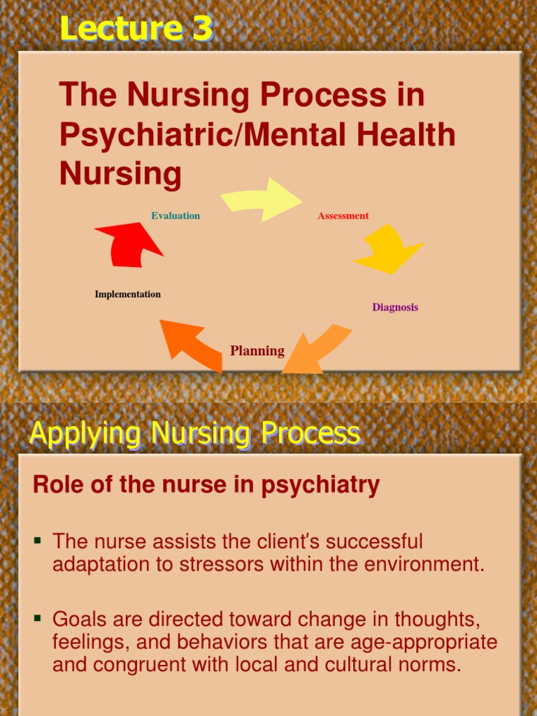 Nursing Process in Mental Health Care | PDF | Mental Health | Medical ...