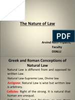 The Nature of Law: Arvind Nath Tripathi, Faculty Dsnlu