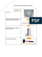 Materiales para control de  Calidad del concreto