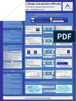 Assessment Screen Design and Question Difficulty Poster Presentation
