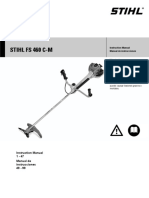 Stihl Fs 460 C-M: Instruction Manual Manual de Instrucciones