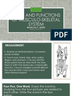 Parts and Functions of Musculo-Skeletal System: Marichu P. Ubiña