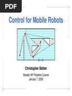 Control For Mobile Robot