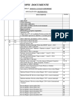 Opis Documente: Candidat: Boloca Catalin Gheorghe Specialitatea Matematica