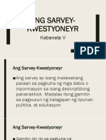 Ang Sarvey Kwestyoneyr