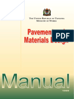 Pavement and Materials Design Manual 1999 TZ