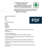 Form Usulan Kredensialing Tenaga Medis