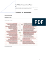 Insights MINDMAPS: "Water Crisis in India" and "Secularism in India"