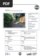 Location Recce (Template) | PDF