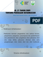 PP No. 51 Tentang Pekerjaan Kefarmasian