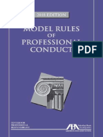 American Bar Association - Model Rules of Professional Conduct-ABA Book Publishing (2018)