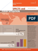 Crop Prospects And: Food Situation