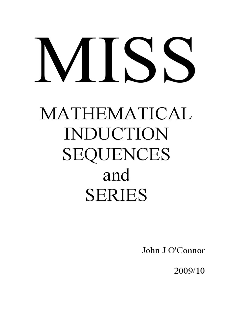 Miss PDF | PDF | Series (Mathematics) | Sequence