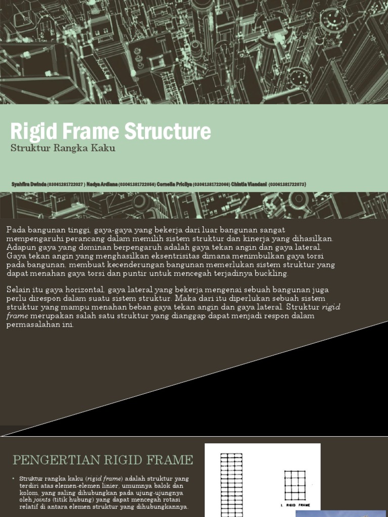 Struktur Rigid Frame dalam Bangunan Tinggi | PDF | Seni | Sains ...