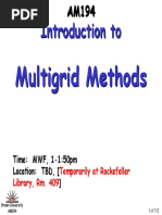 Multigrid Intro