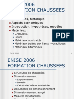 ENISE 2006  FORMATION CHAUSSEES