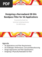 EDICONChina2019 - (87) - Vye, David - Designing A Narrowband 28-GHz Bandpass Filter For 5G Applications PDF