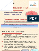 Chapter 8 MySQL Revision