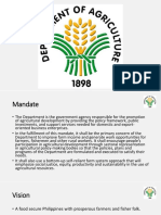 Agriculture Agrarian Reform and Environmental Sector