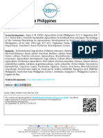 Aquaculture in The Philippines: Date Published