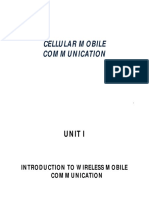 Cellular Mobile Communication