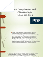 ICT Competencies and Standards For Administrators