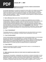 Questionario AP1 de DSV