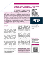 Effect of Breathing Technique of Blowing On The Extent of Damage To The Perineum at The Moment of Delivery: A Randomized Clinical Trial