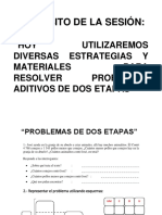 FICHA - PROBLEMAS DE DOS ETAPAS - 1era PARTE